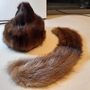 Vintage Mink Hat and Collar